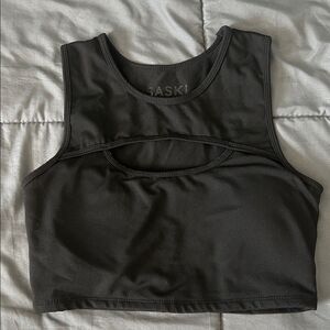 Saski Collection Bra Tank Black Size Small